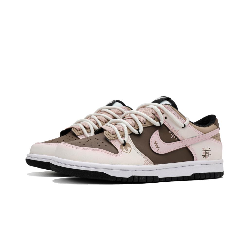 Nike Dunk Skateboard Shoes Unisex Low Top Pink DD1503-101(Team1096-)