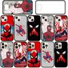 Etui na iPhone 15 14 Xiaomi Redmi Note 13 12 11 Pro Max X 8 7 9 XR Samsung Galaxy S24 S23 10 OPPO A15 Huawei Cartoon Spider Man Spiderman Phone Case
