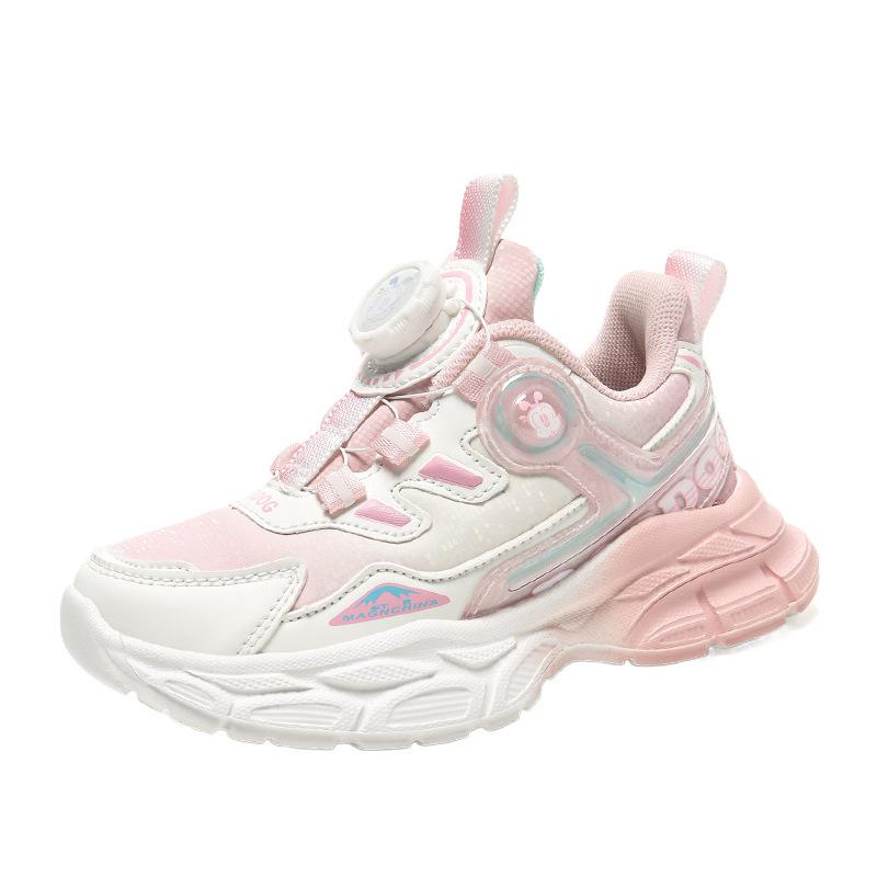 Kids' Breathable Cotton Running Shoes, Casual Sneakers for Girls, Spring & Fall Style