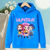 Kapuzenpullover Sweatshirts Mädchen Kinder Cartoon-Druck Mädchen Mode Hoodie Bequem Lässig Kinder-Oberteil