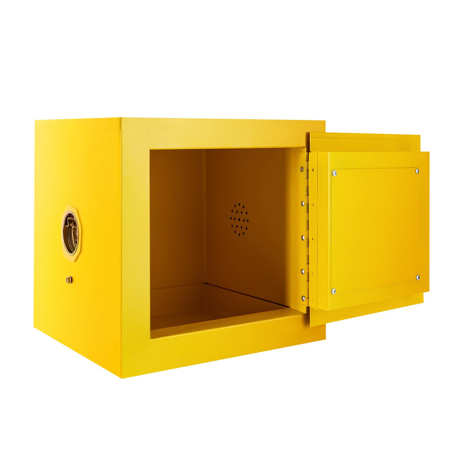 Hazardous Storage Cabinets, Industry Safety Cabinet, Dangerous Goods Storage Cabinet, Explosion Proof Cabinet, 2 Gallon Yellow giallo