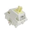 Gateron Cream Silent Switch Mechanical Gaming Linear Switches Keyboard, 5-pin (108pcs)