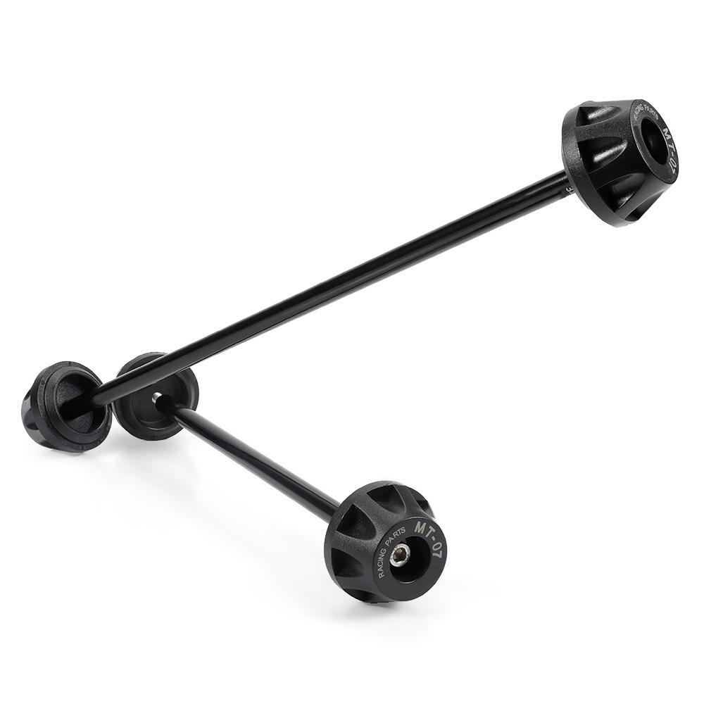 For Yamaha MT-07 FZ07 XSR700 Front & Rear Wheel Fork Axle Slider Crash Guard Set