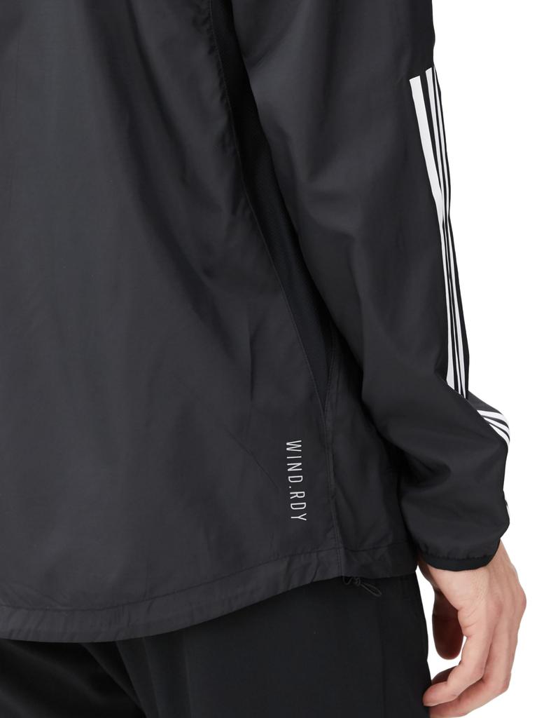 Adidas Own the Run Jacket IKM28 Black Three-Stripes Men's (IK4986) J/S