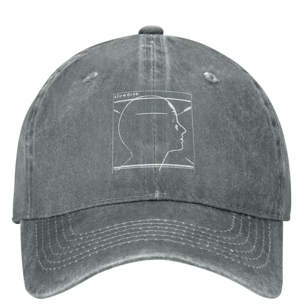 Slowdive Merchandise Baseball Cap Rock Band Unisex Teens Sunscreen Hip Hop Hats Summer Casual Hiking Fishing Snapback Cap