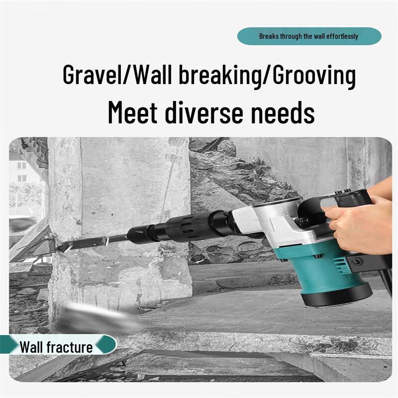 Zhugu Industrial-Grade Electric Demolition Hammer CN plug (adapter included)