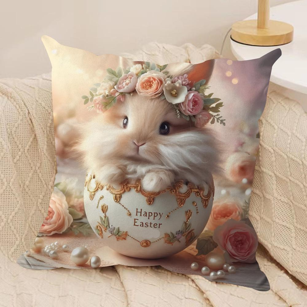 Good Christ funny Jesus Cushion Cover Silky Short Plush Invisible Zipper Dustproof Sofa Pillow Case for Home Decor