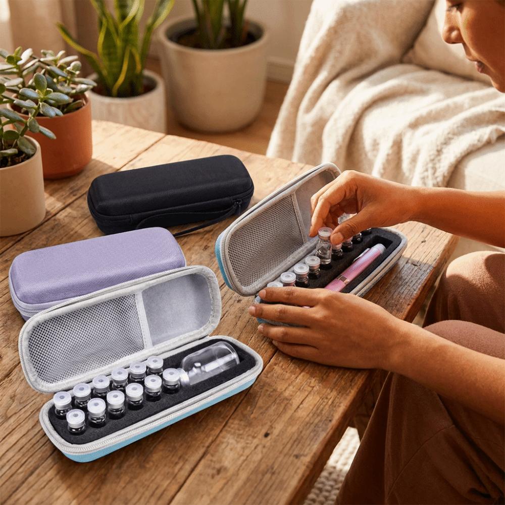 7/9/13 Slots Insulin Vial Protector 3/10ml Insulin Organizer Durable Essential Oil Case Outdoor