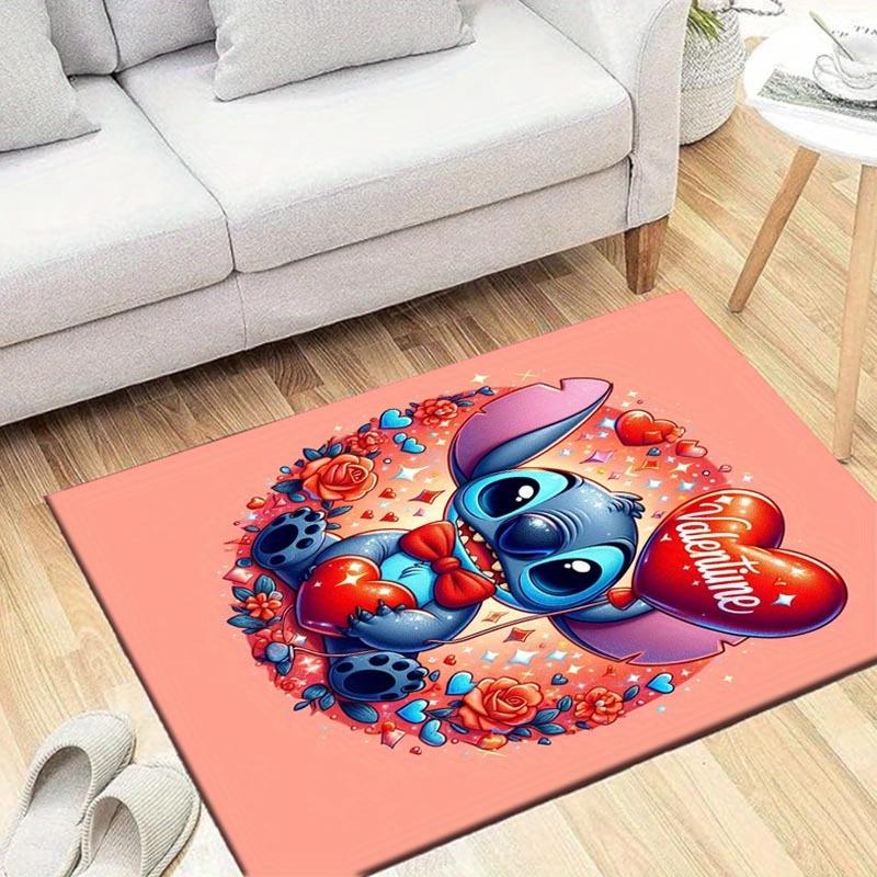 

1pc Stitch Pattern Area Rug Soft Flannel Floor Mat for Living Room,Office,Bedroom and Carpet 60cm by 90cm