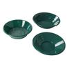 Gold Panning Kit 14 and 15 Inch Round Pan 13.8 Inch Sieve Outdoor Gold Prospecting Collection Tools Green