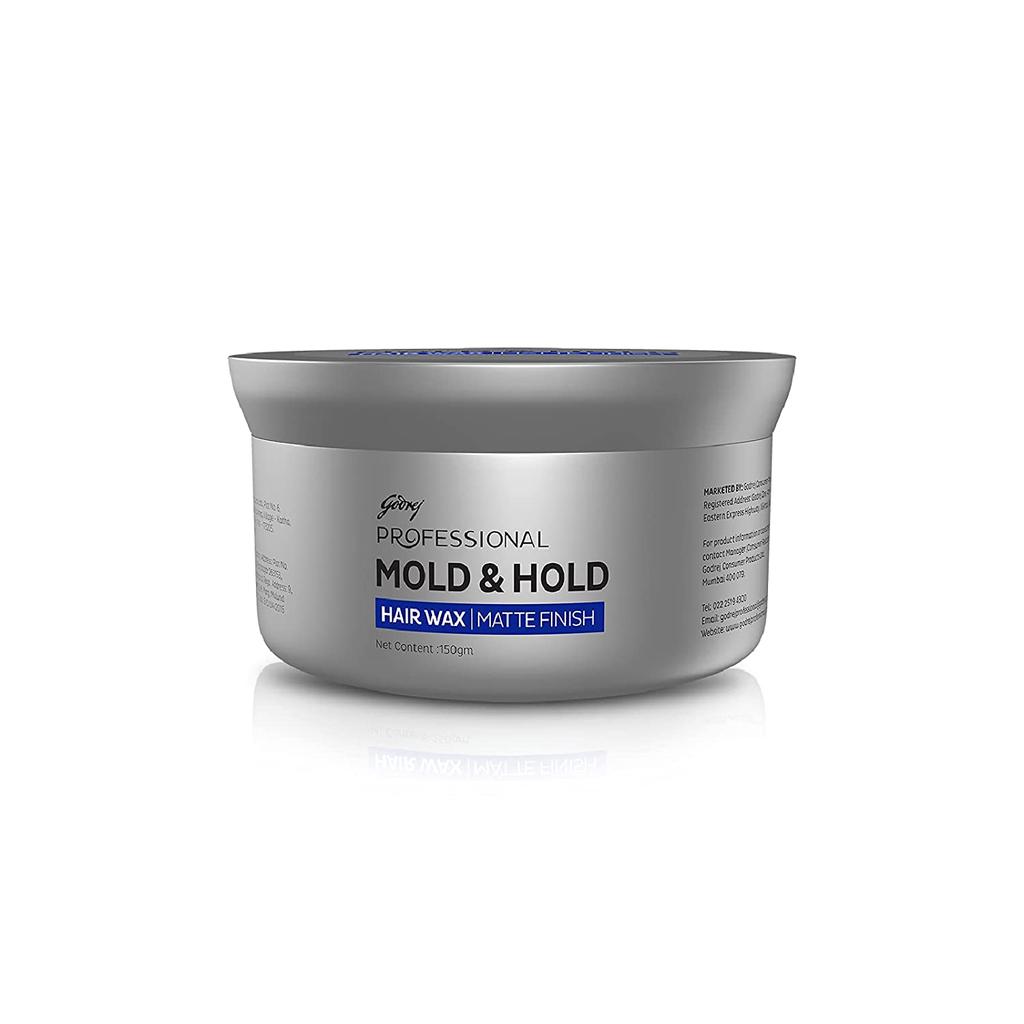 Godrej Professional Mold & Hold Matte Finish Hair Wax, 150 G