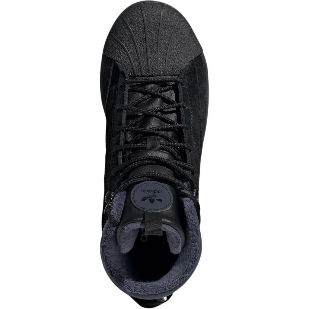 Adidas Originals Superstar Winterized Trek Fashion Comfortable High-Top Outdoor Shoes Unisex Shoes Black JQ0346