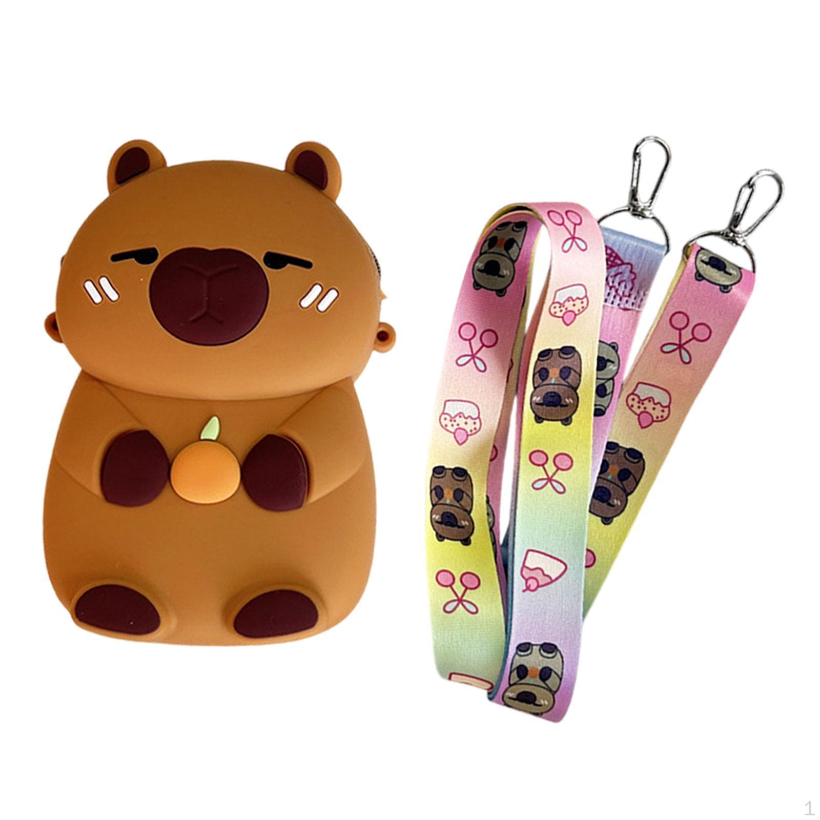 

Сумка на плечо для детей, прекрасный рюкзак на молнии, сумки для шопинга Capybara Work