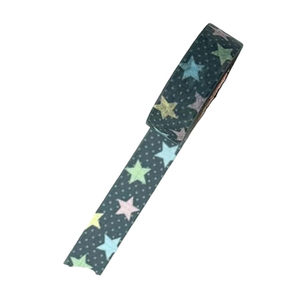 Star Pattern Decorative Tape Aesthetic Masking Tape for Scrapbooking Journal Notebook Photo Frame Phone Case Packaging