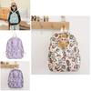 Adorable Labubu Kids Backpack Cute Trendy Preschool Dual Shoulder Bag In Beige Green Black Purple Blue Pink