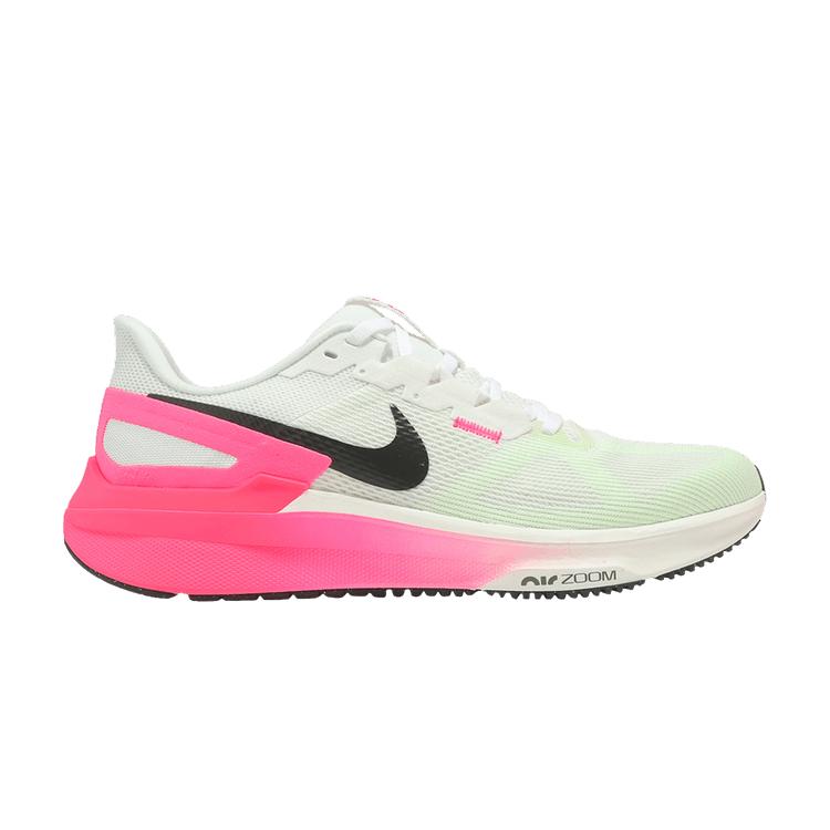 

Nike Кроссовки Air Zoom Structure 25 Sail Hyper Pink Мужские Крем Ярко-Малиновый Секвойя IB7451-100 41