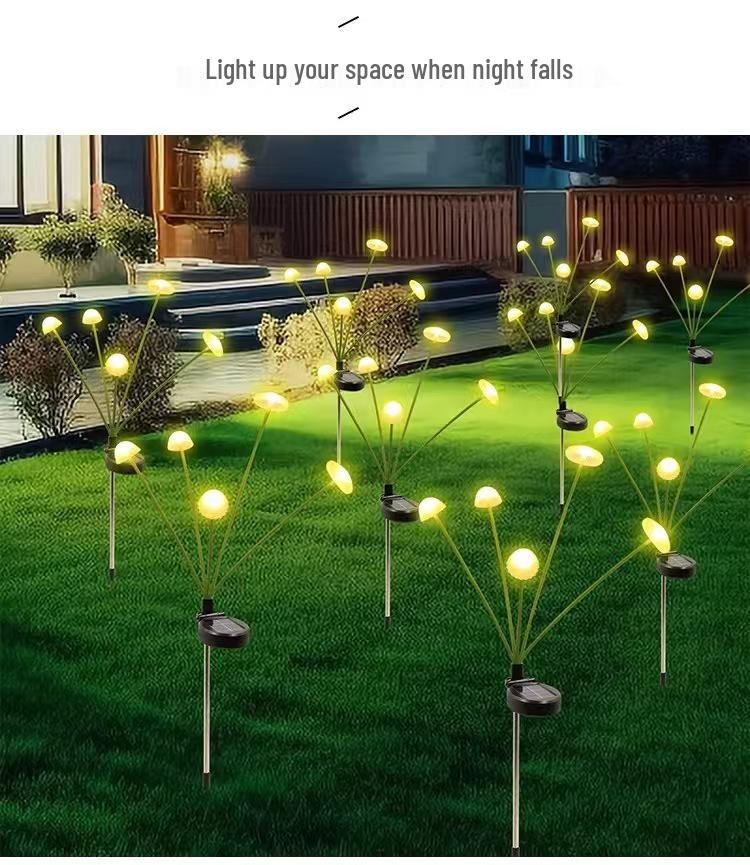 Outdoor Solar-Powered Jellyfish Garden Lights: Decorative Lawn and Patio Atmosphere Lighting