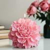 1PC Hibiscus Flower Mold for Candle & Soap, Flat Base, Clear Texture, Easy To Demold & Clean, DIY Aromatherapy/Decoration, Essential