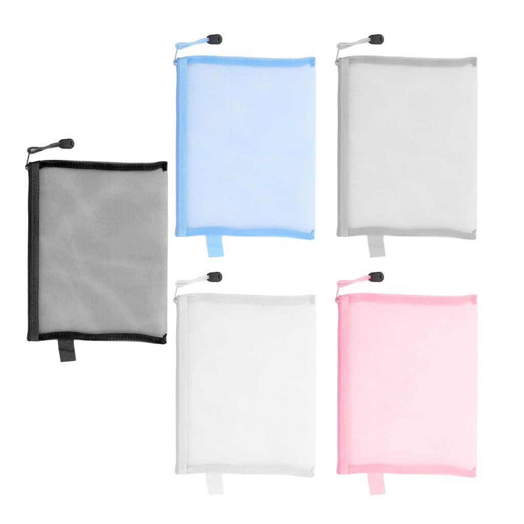 10PCS  Documents Pouch Waterproof Tear Resistant A5 Paper Size Document Organizer Bag