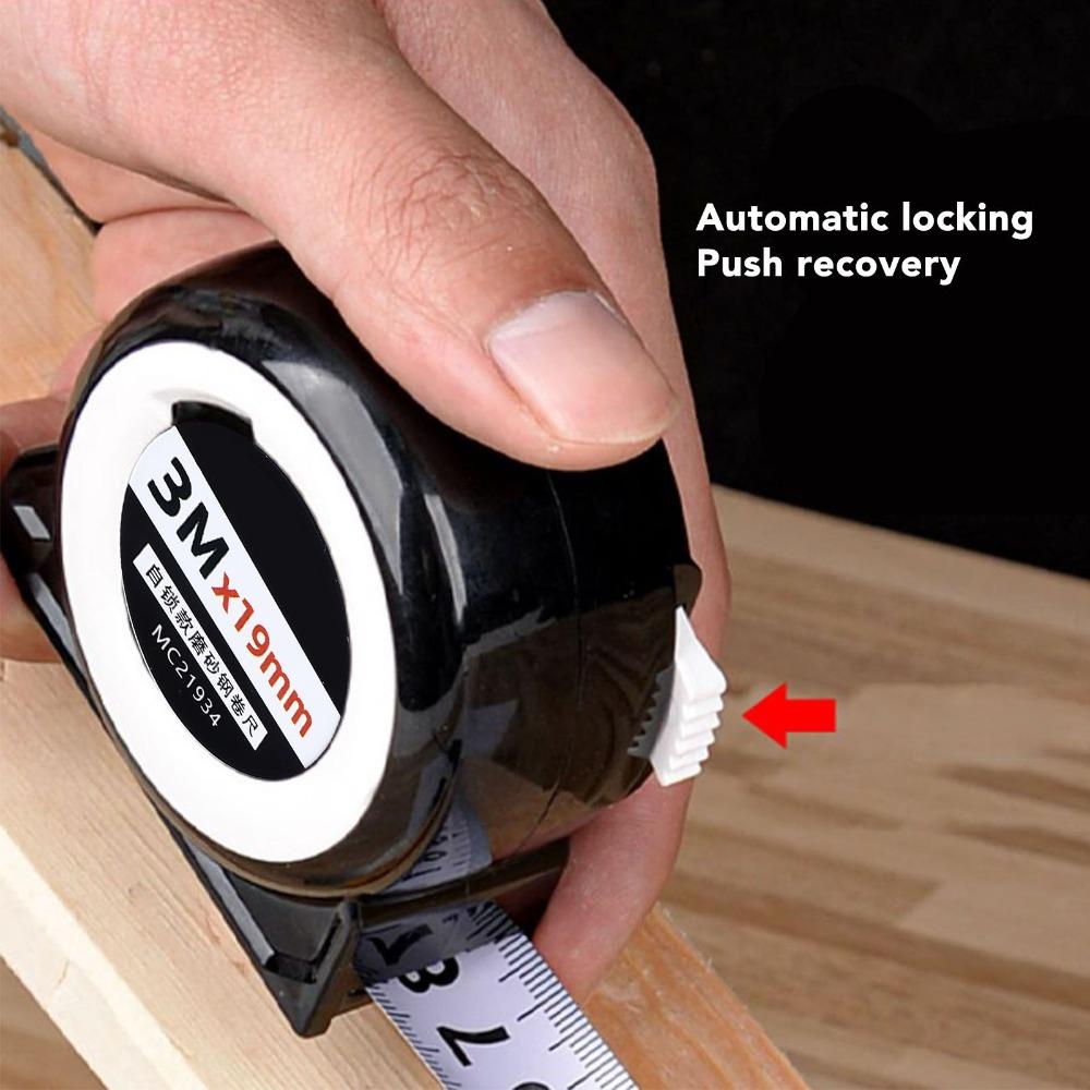 High Accuracy Frosted Steel Tape Measure Self-Locking High Accuracy Tape Measure  For Architects