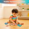 Busy Board for Toddlers 1+ Year - Airplane Travel Sensory Quiet Toy, Montessori Educational Activity Board to Develop Fine Motor Skills & Cognition