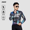 Mens Cycling Fleece Long Sleeve Jacket Winter Thermal Warm Bike Riding Outdoor Sports Top