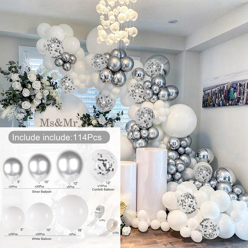 Balloon Chain Set Confession Engagement Balloon Set Opening Birthday Scene Arrangement Balloon