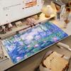 Retro Art C-Claude Monet Mouse Pad Anti Slip Rubber Edge Locked Thickened Laptop Gaming Desk Mat