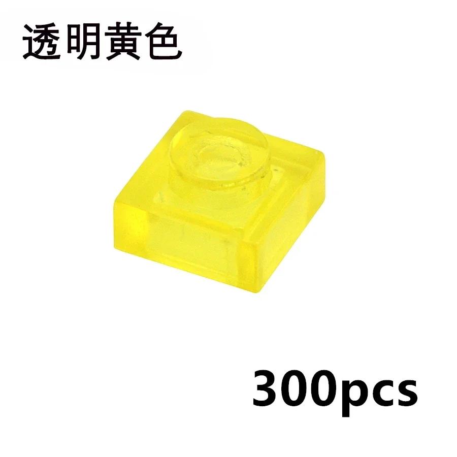 MOC Transparent Bulk Bricks 1x1 2x4 1x4 Clear Building Block Wall Panels and Baseplates