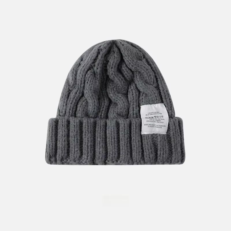 

Fashionable Winter Beanie for Men Women Couples Students Cozy Solid Knit Hat Cold Weather Essential Stylish Unisex Design