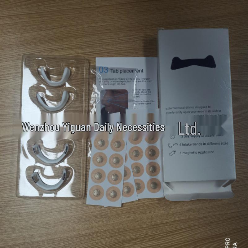 Magnetic Nasal Breathing Strips for Congestion Relief and Enhanced Breathing