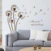 Self-adhesive Dandelion Wallpaper for Living Room and Bedroom - Cover Ugly Walls with Warm Decorative Stickers.
