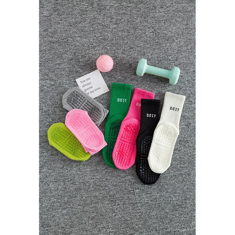 

Yoga Socks Non Slip Professional Women Shark Pants Socks Knee Socks Indoor Fitness Pilates Socks Sports Room Socks 1 Double experience random can not be specified