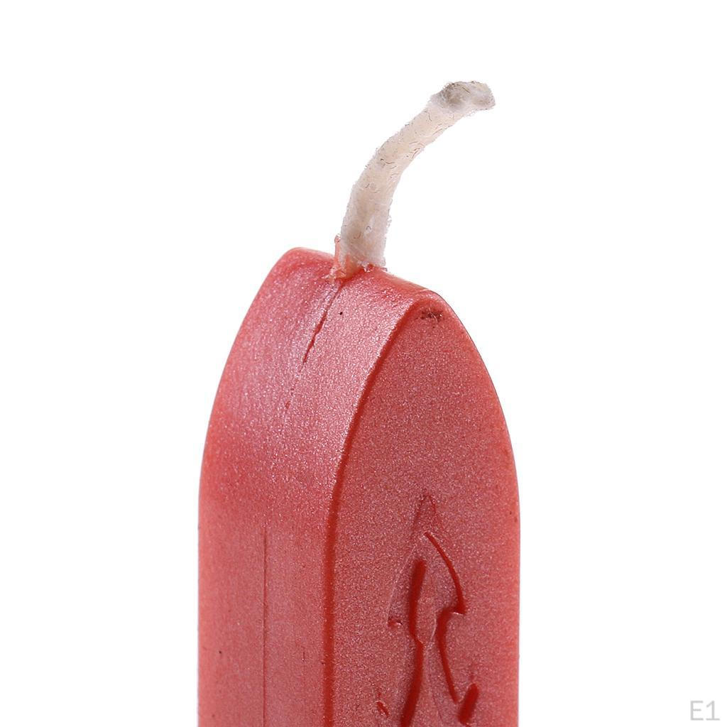 5 Pack Sealing Seal Wax Sticks With Wick For DIY Decorating Envelope Parcels
