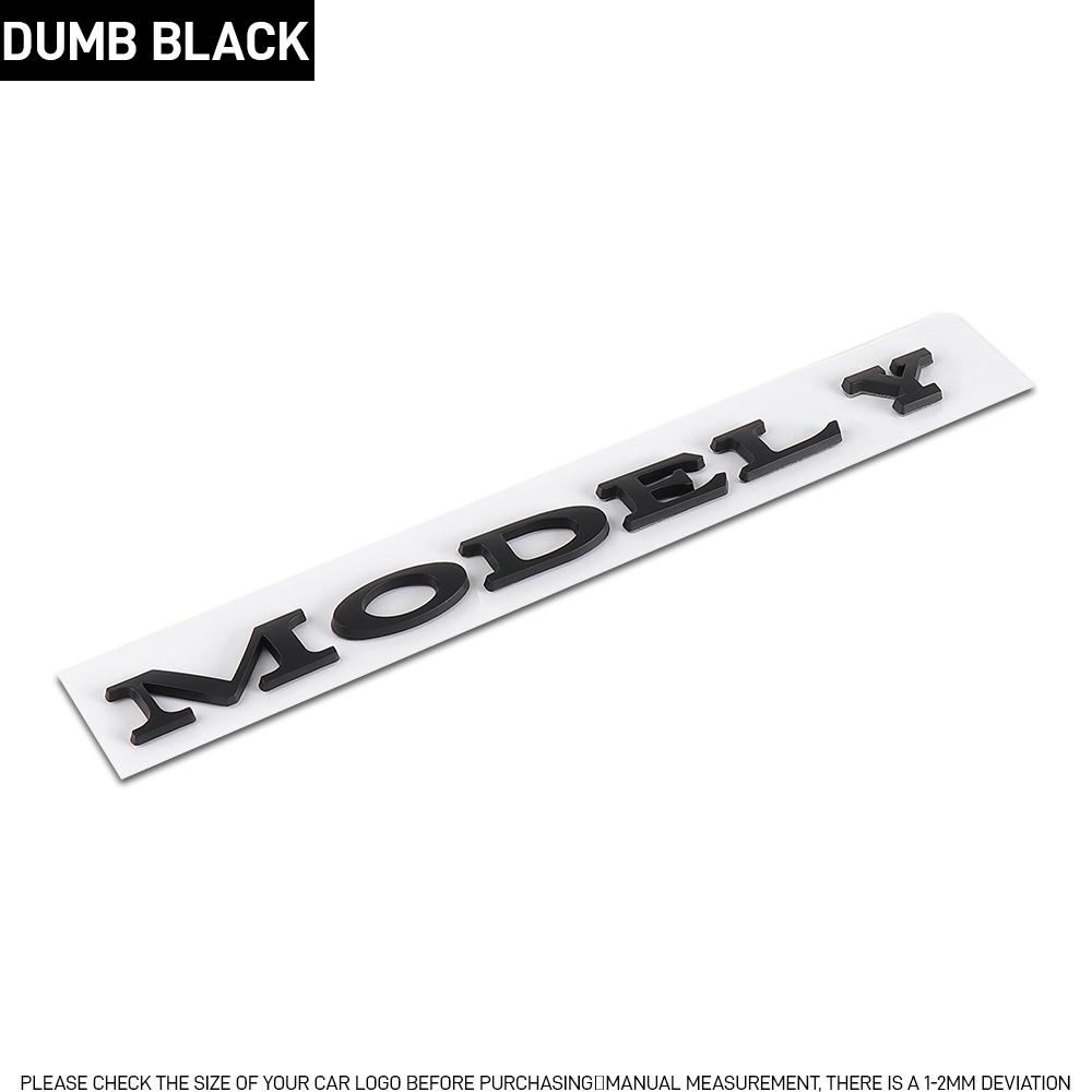 

1Pcs Car ABS Letters Logo Sticker Decal Rear Trunk Decoration Accessories For Tesla Model Y Model S Model X Replacement Badge