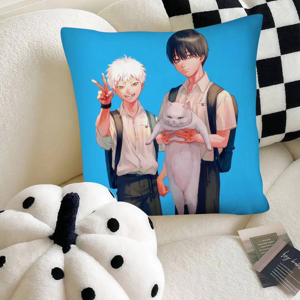 The Summer Hikaru Died HOT Anime CUTE Pillow Case Square Pillow Bedroom Sofa Leisure Comfort Cushion Car Home Decoration