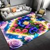 Butterfly flowers lovecarpet Yoga living room room decor children's crawling mat doormat area rug games floor mat