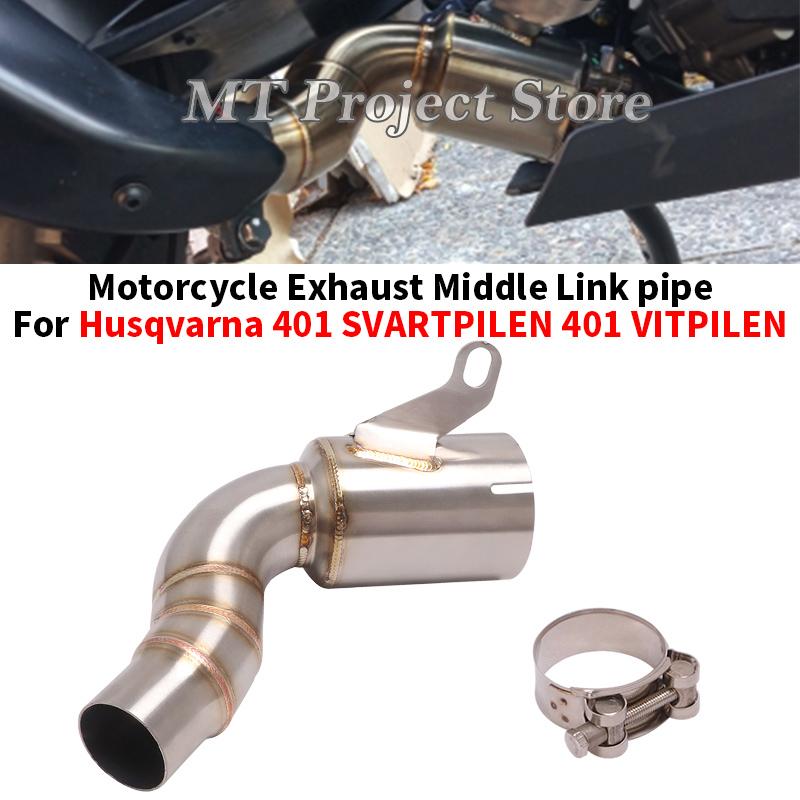 Slip-On für KTM 390 250 Adventure KTM390 KTM250 2020 2021 Motorrad Auspuff Escape Orignal Mittelrohr Moto Schalldämpferrohr