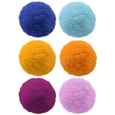 Pompons - Cores Primárias - 4 cm - 6 unidades
