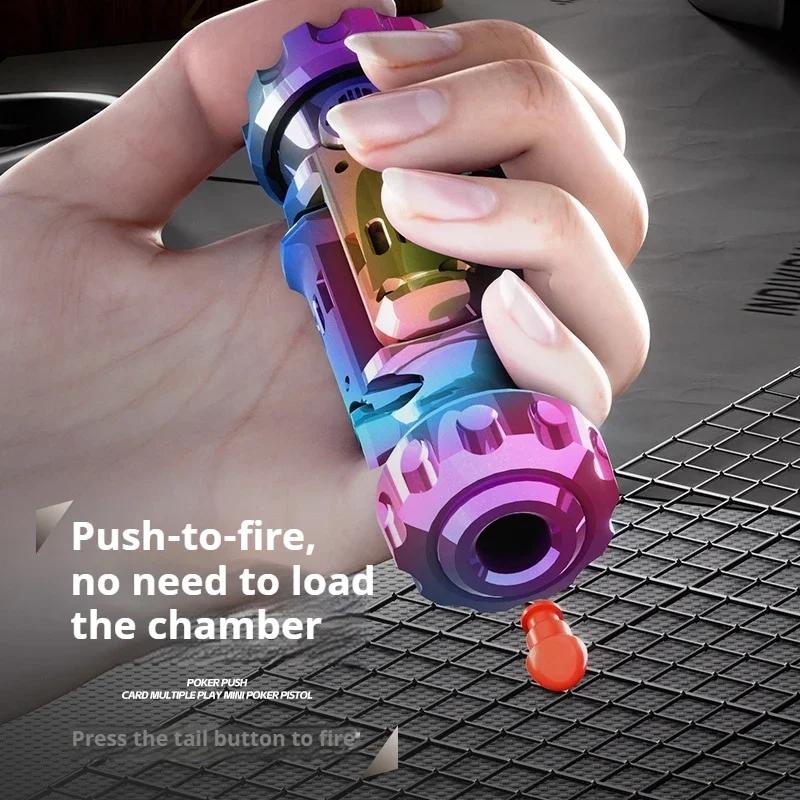 Stun Grenades Pistol Guns Novelties Sensory Metal Toy Creative Cool Things Punnk Mechanical Relieve Stress Relief Adults Toys