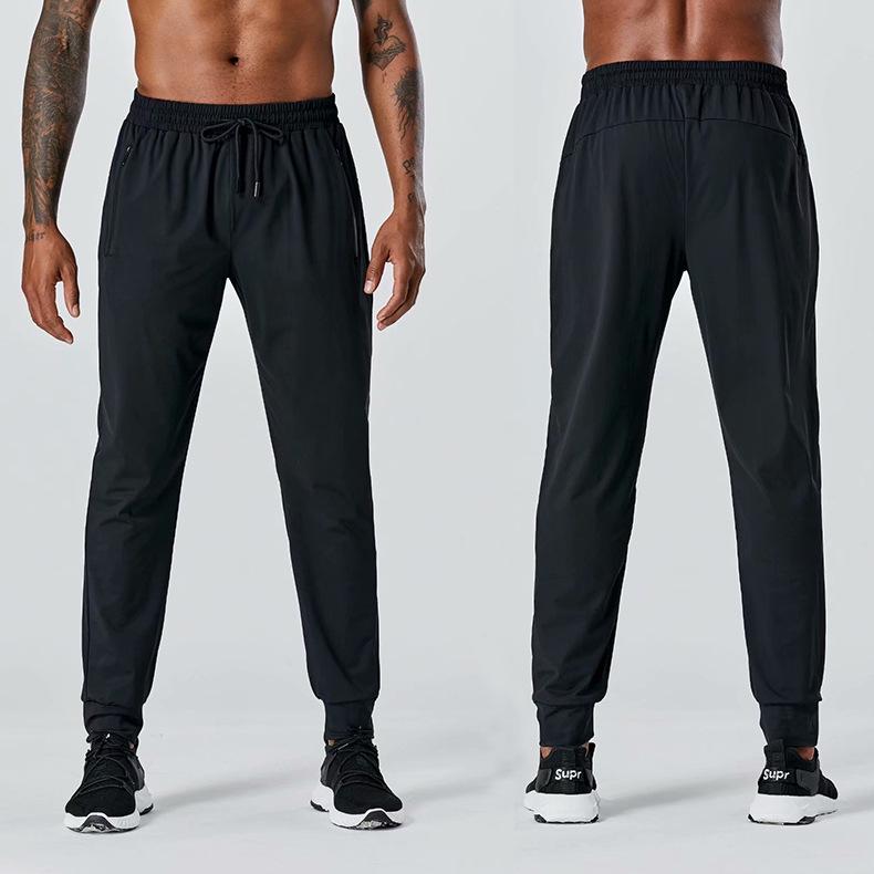 Men's Quick-Drying Tapered Joggers for Spring/Autumn - Running & Fitness Pants
