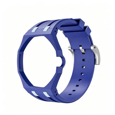 2-in-1 Bio-Keramik-Gehäuse Silikonarmband Für Swatch Royal Pop Ersatz-Uhrenarmband