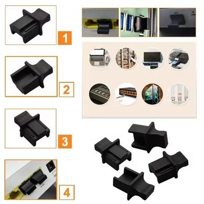 50/30/20/10PCS Tapones Antipolvo de Silicona Tapas Protectoras Antipolvo RJ45 Tapones para Puerto Ethernet para Router Network Swticher Ordenador