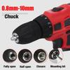 12V Electric Cordless Drill Screwdriver Hand Drill 2 Speed 18+1 Torque Adjustment Li-Ion Battery Rechargeable Power Tool