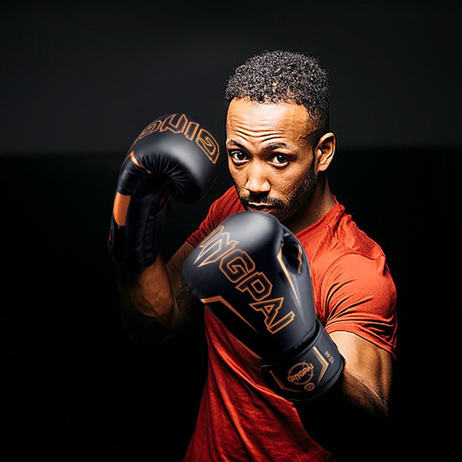 Professional 8-14Oz Boxing Gloves For Adults Pu Elastic Training Gloves Muay Thai Sanda Fighting Gloves Men Women