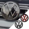 CJOZW1 2026 Hot Emblems For VW Volkswagen Jetta MK5 Golf 1/2Pcs Car Front Bonnet Grill Rear Trunk Emblem Logo Cover For Volkswagen VW G