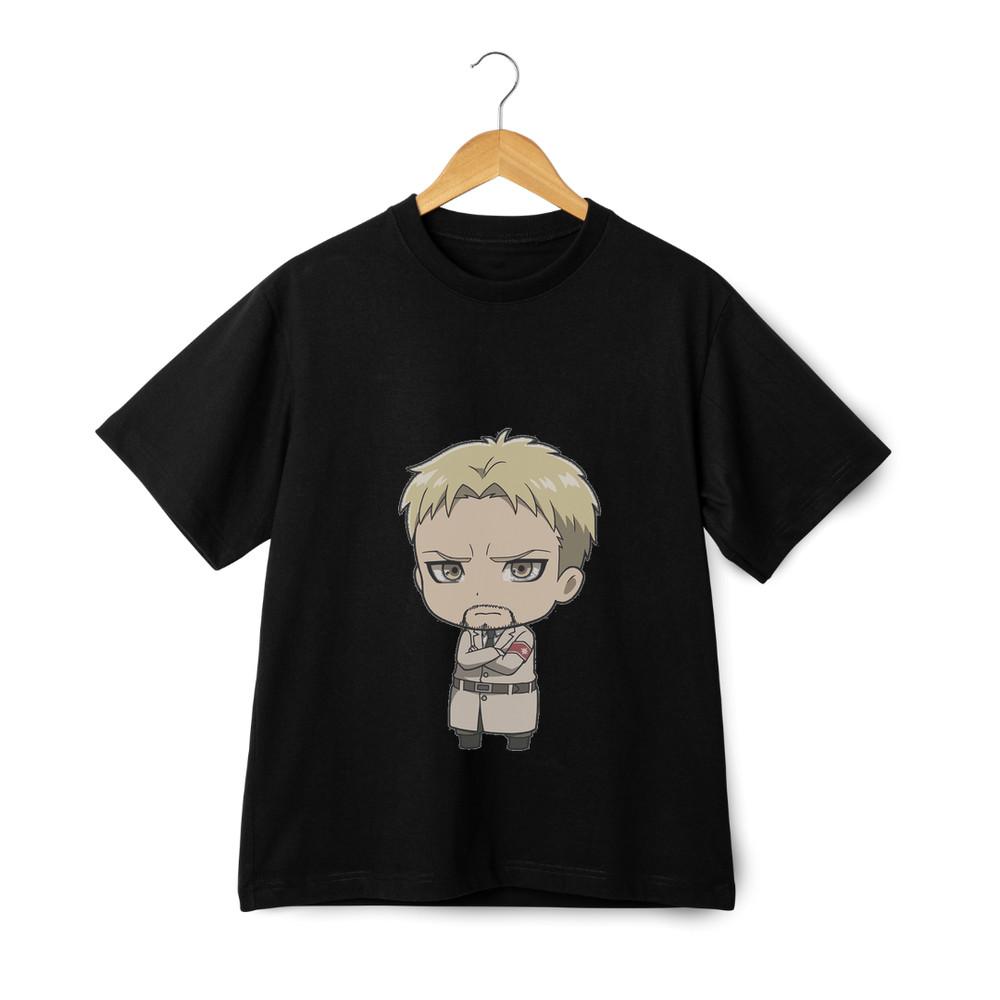 

Attack on Titan Reiner Braun Chibi Unisex Graphic T-Shirt Anime Manga Casual Tee S