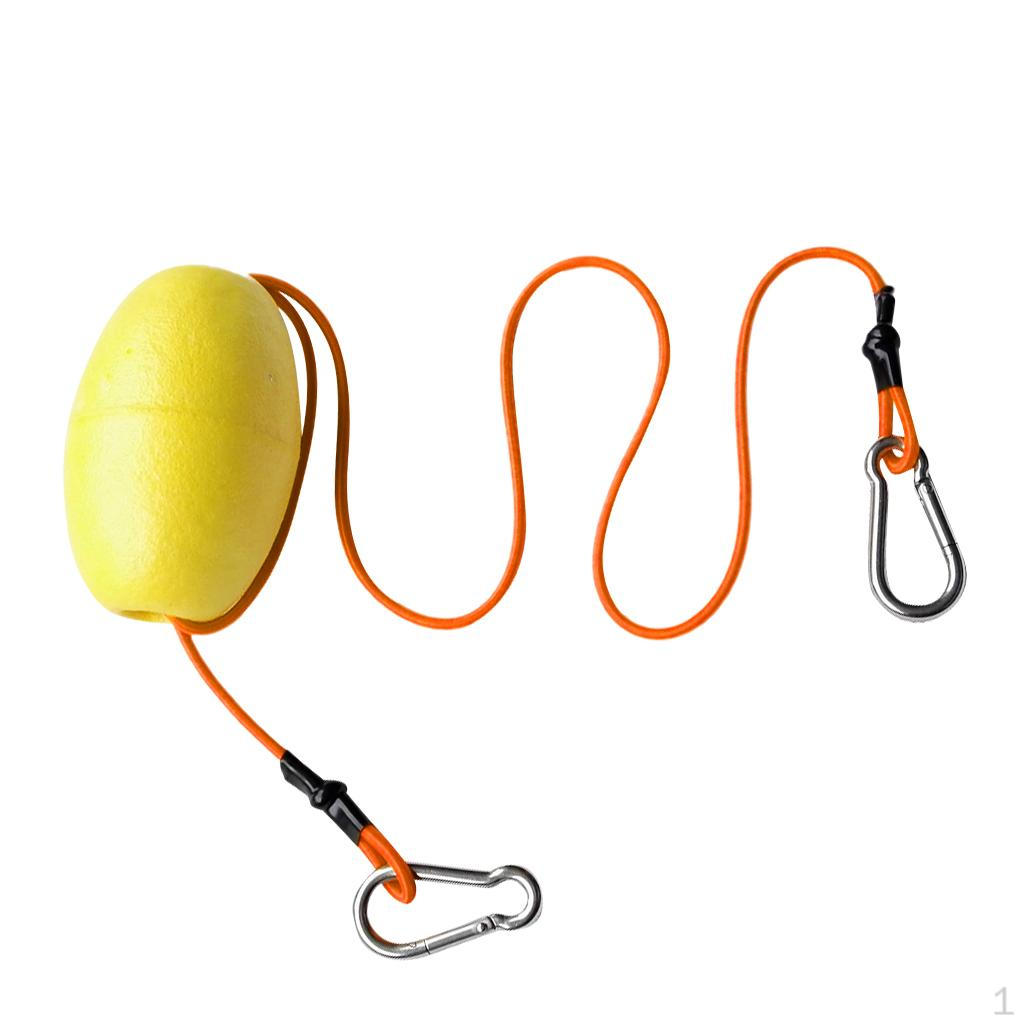 Kayak Canoe Tow Throw Line Floating Accessory Leash with Anchor Float & Clip Accessories 29" Rope