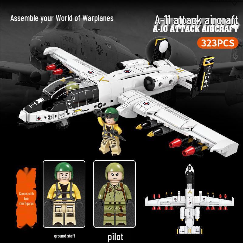 FC4101 Military Fighter Plane Model Building Blocks Set - Lego Compatible