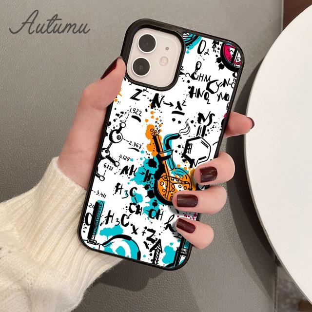 Biology and Chemistry Phone Case for iPhone 17 Air 15 16 16e 11 12 13 14 Pro Max Plus coque Fundas Shell